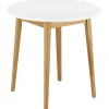 Stół okrągły Frisk, śr. 80 cm, biały