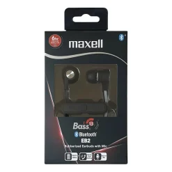 Słuchawki dokanałowe bezprzewodowe Maxell Bass-13 BT EP, z kontrolerem, czarne