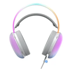 Słuchawki gamingowe Havit H2037d, RGB, białe