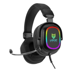 Słuchawki gamingowe Liocat HP 641 C, przewód 1,9 m, czarne