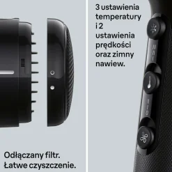 Suszarka Braun HD225E, 2200 W, czarna
