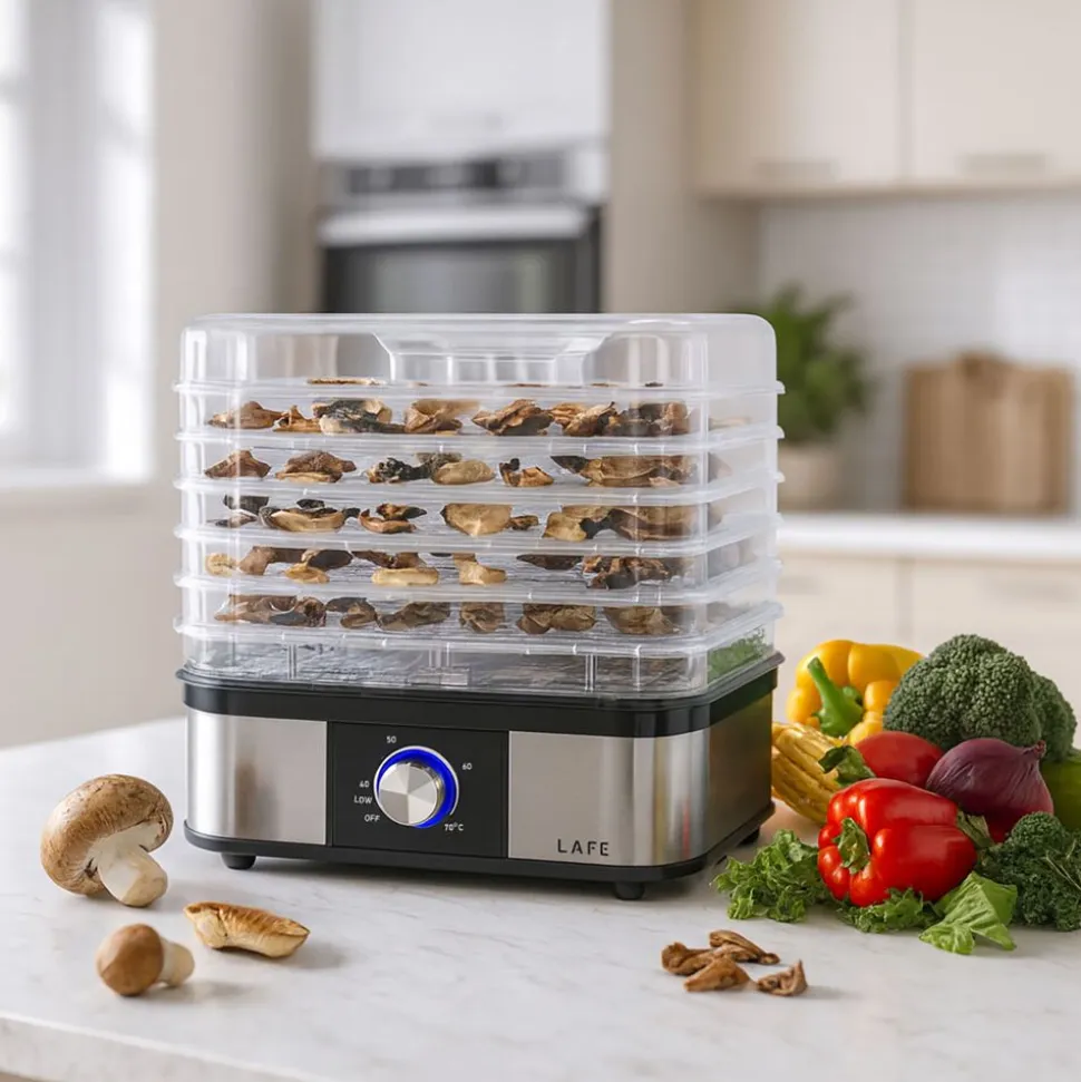 Suszarka do grzybów i owoców Lafe NutriDry, 5 tac, 250 W
