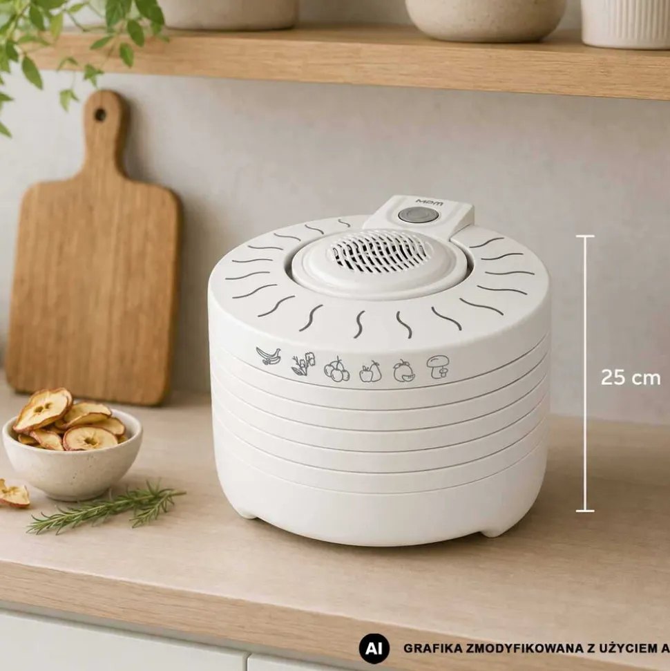 Suszarka do grzybów MPM MSG-01, 250 W, 5 tac