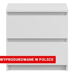 Szafka nocna Meblomaster 40 x 40 x 48,5 cm, biała