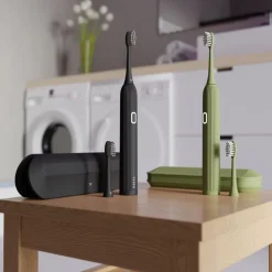 Szczoteczka soniczna Tesla Smart TS200 Bluetooth, czarna, 3 końcówki