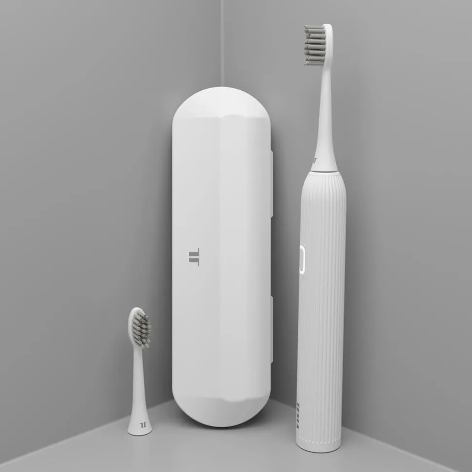 Szczoteczka soniczna Tesla Smart TS200 Bluetooth, biała, 3 końcówki