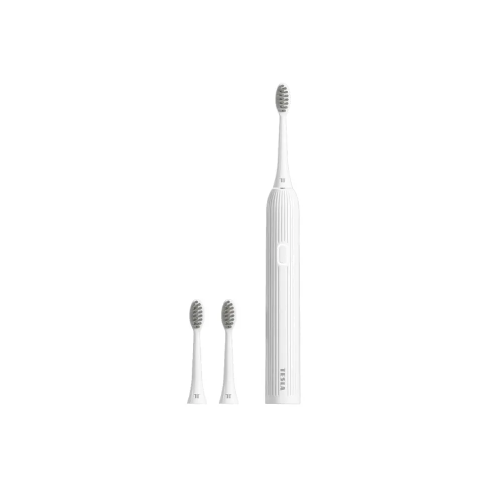 Szczoteczka soniczna Tesla Smart TS200 Bluetooth, biała, 3 końcówki