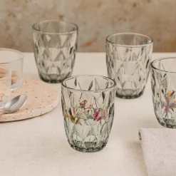 Szklanki Homla Luno, 4 sztuki, 280 ml, grafitowe