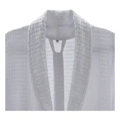 Szlafrok frotte Art Soft Home, waflowy, bawełniany, rozmiar M, biały