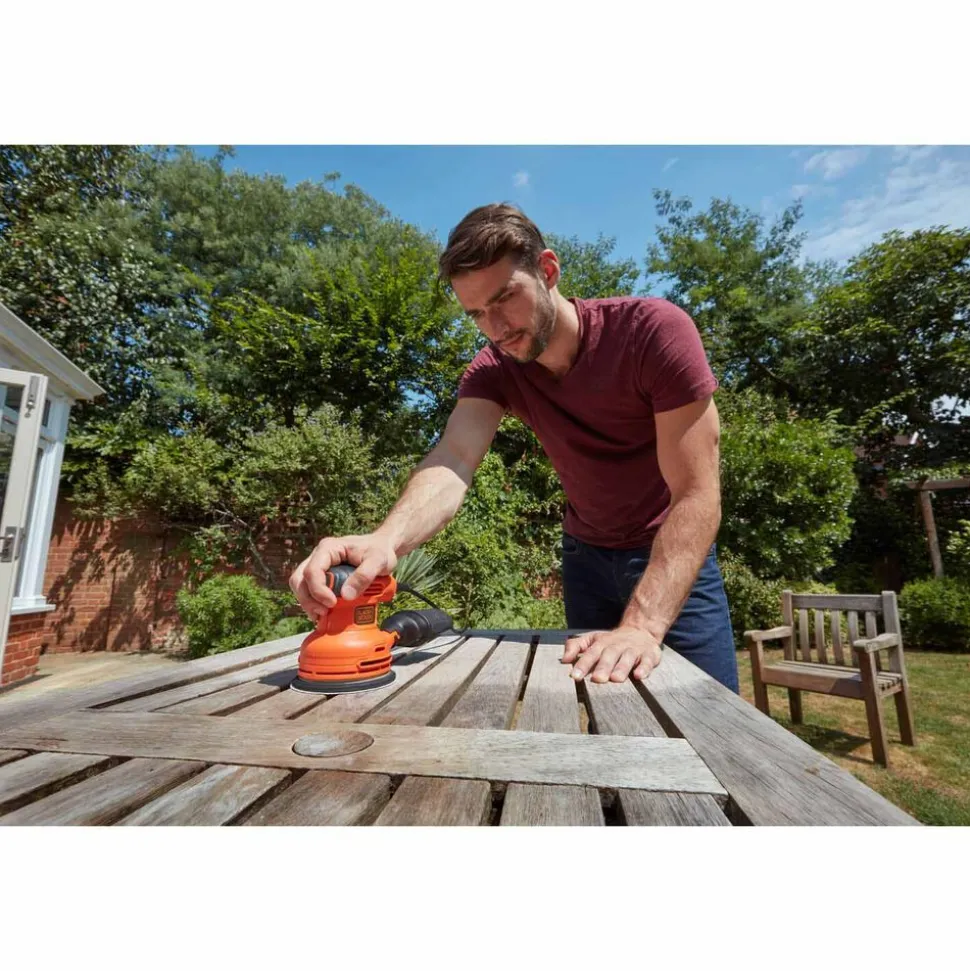 Szlifierka mimośrodowa Black+Decker, 125 mm, 230 W