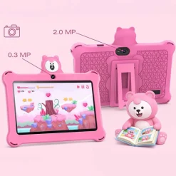 Tablet dla dzieci Tracer K7 Touch Pro, 7'', IPS, różowy