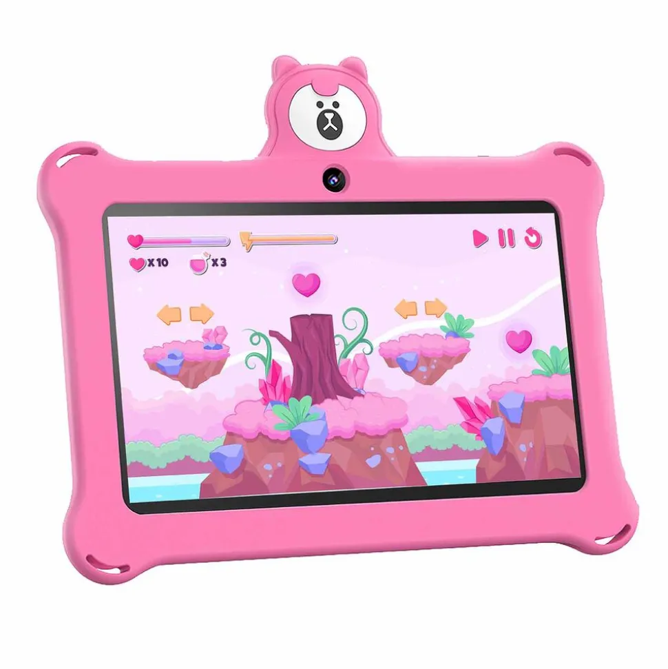 Tablet dla dzieci Tracer K7 Touch Pro, 7'', IPS, różowy