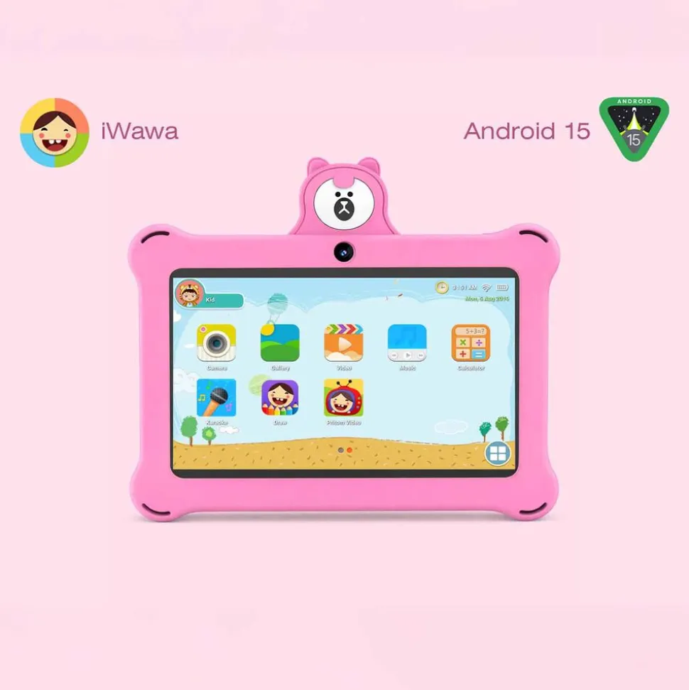 Tablet dla dzieci Tracer K7 Touch Pro, 7'', IPS, różowy
