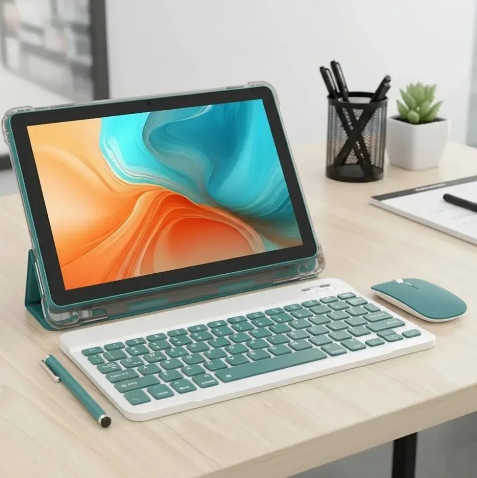 Tablet Extralink CP31 Pro, 10,1'', 128GB, z etui, klawiaturą, myszą i rysikiem, niebieski