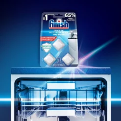 Tabletki do czyszczenia zmywarki Finish, 3 szt.