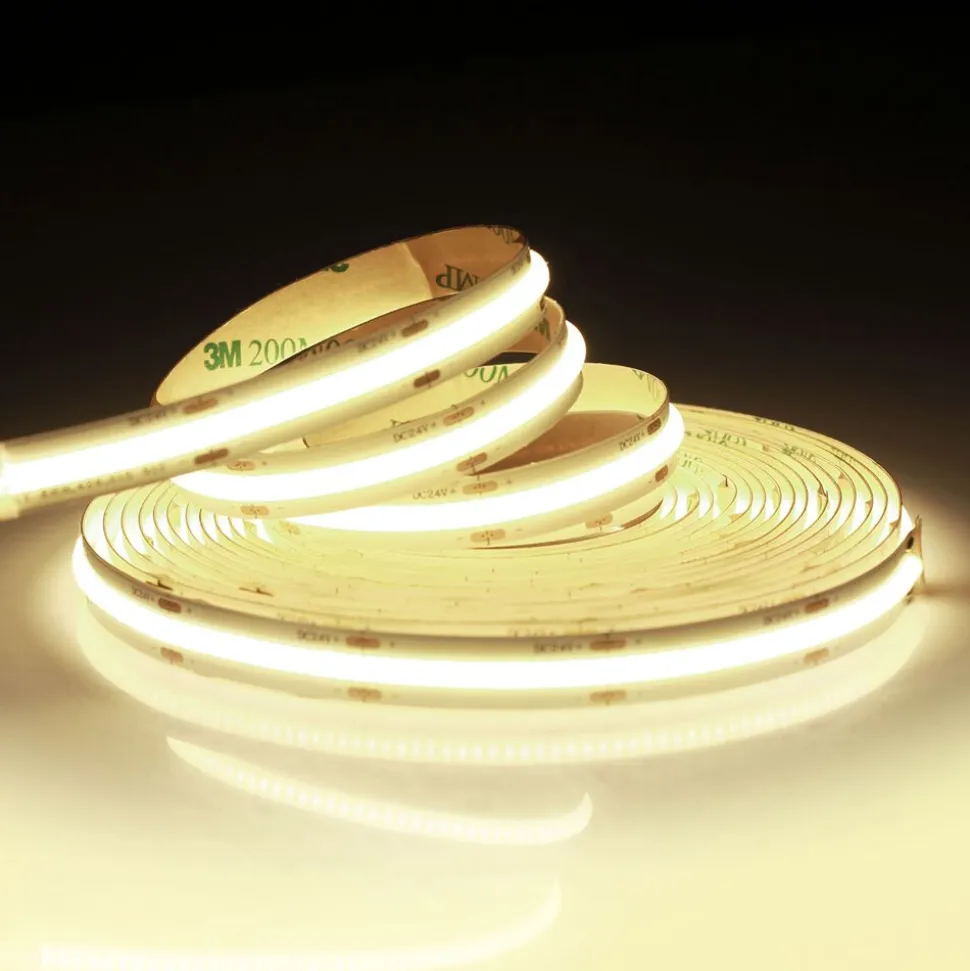 Taśma LED COB 320/m 4000K IP20 Eko-Light, 5 m, z zasilaczem