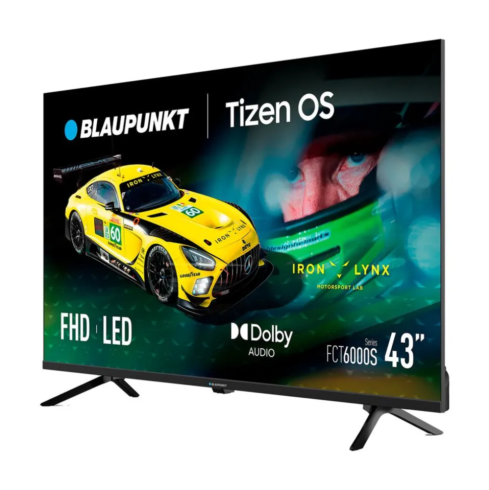 Telewizor 43” Blaupunkt FCT6000S, Tizen OS 8.0, FHD, bezramkowy