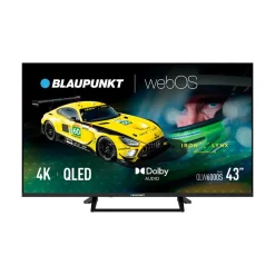 Telewizor 43” Blaupunkt 43QLW6000S, Smart TV WebOS, QLED 4K, bezramkowy