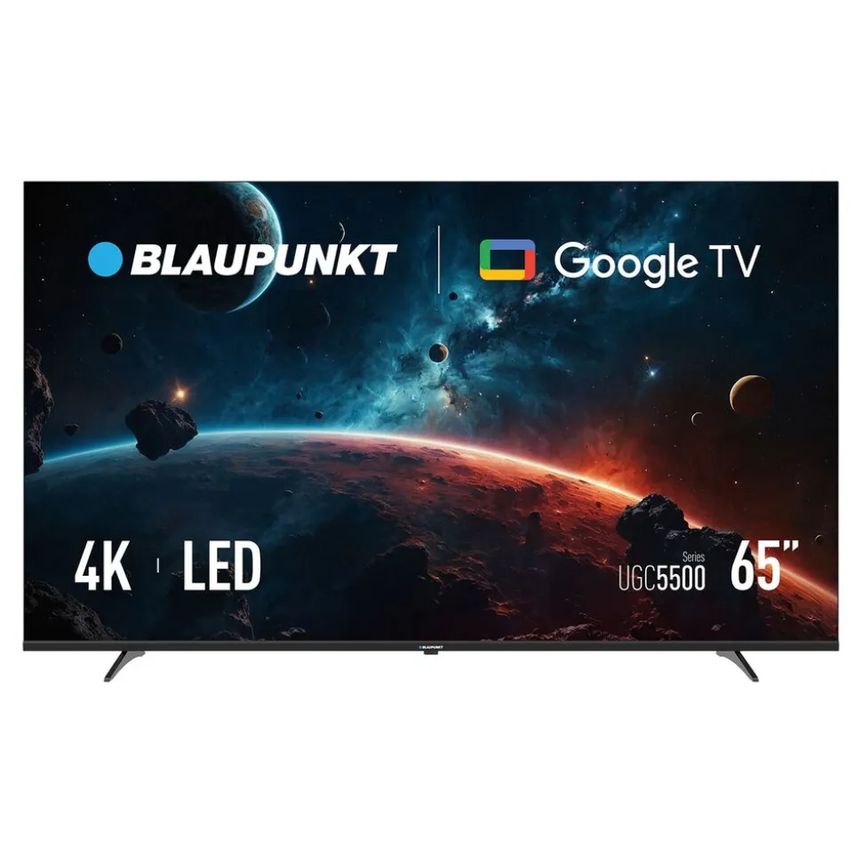 Telewizor 65” Blaupunkt 65UGC5500S, LED, Ultra HD, Google TV, DVB-T/T2/C/S2