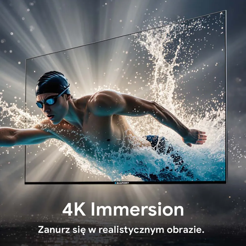 Telewizor 43” Blaupunkt 43ULW6000S, Smart TV WebOS, D-LED, 4K UHD, bezramkowy