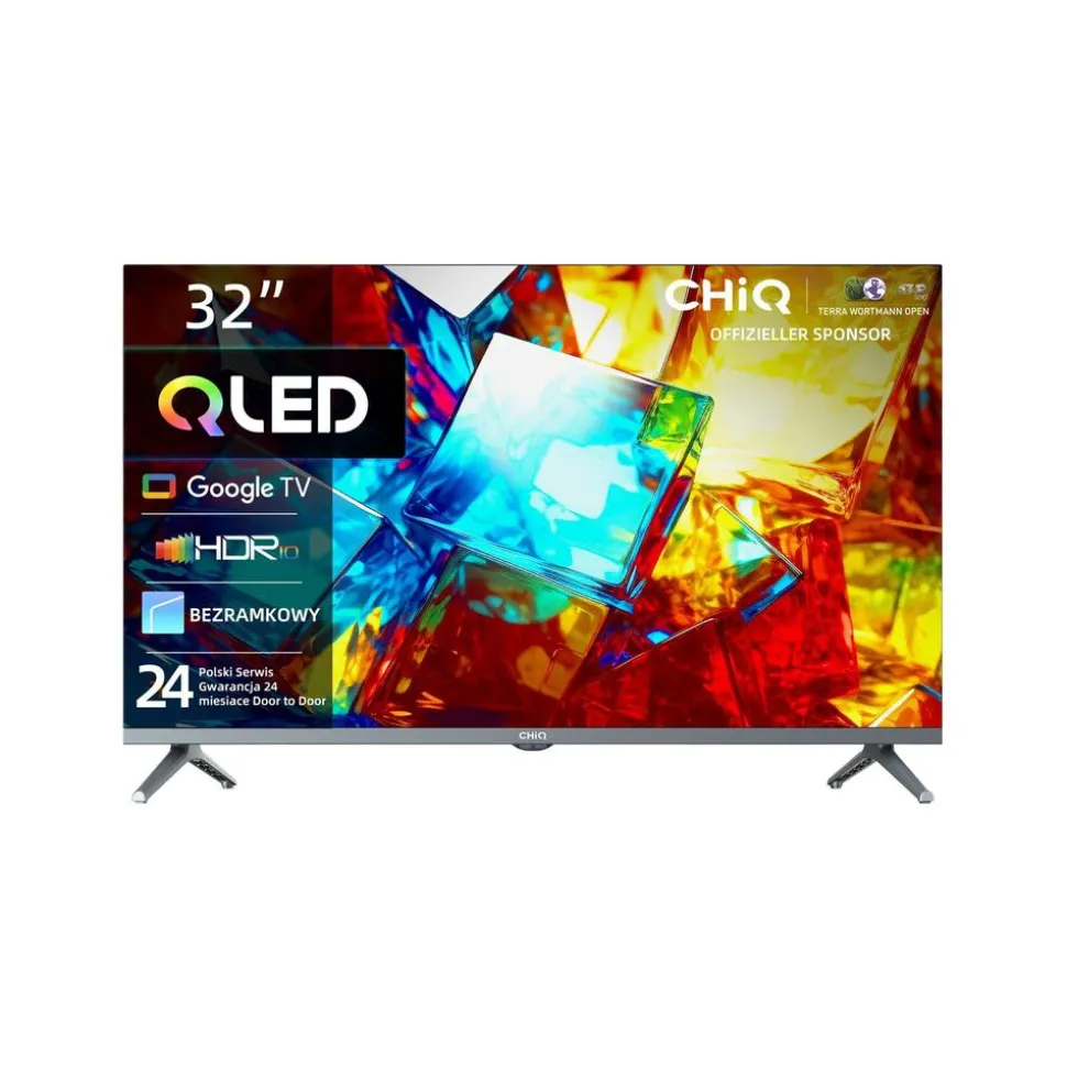 Telewizor 32” CHiQ L32QM8T, bezramkowy, FHD, Google TV