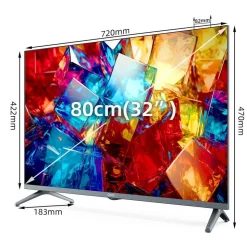 Telewizor 32” CHiQ L32QM8T, bezramkowy, FHD, Google TV