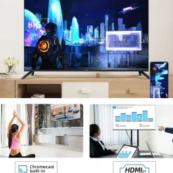 Telewizor 50” CHiQ U50G7LX, bezramkowy, 4K Ultra HD, Android TV