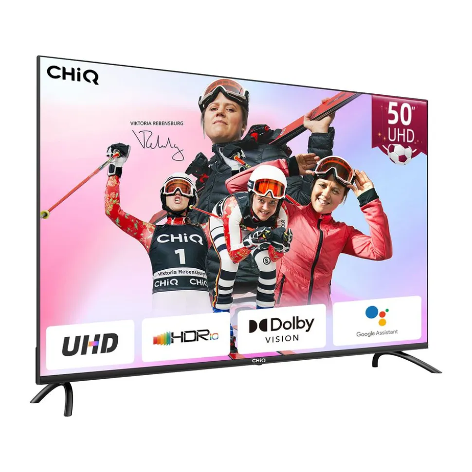 Telewizor 50” CHiQ U50G7LX, bezramkowy, 4K Ultra HD, Android TV