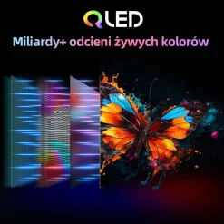 Telewizor 55” CHiQ U55QM9, bezramkowy, 4K Ultra HD, Google TV