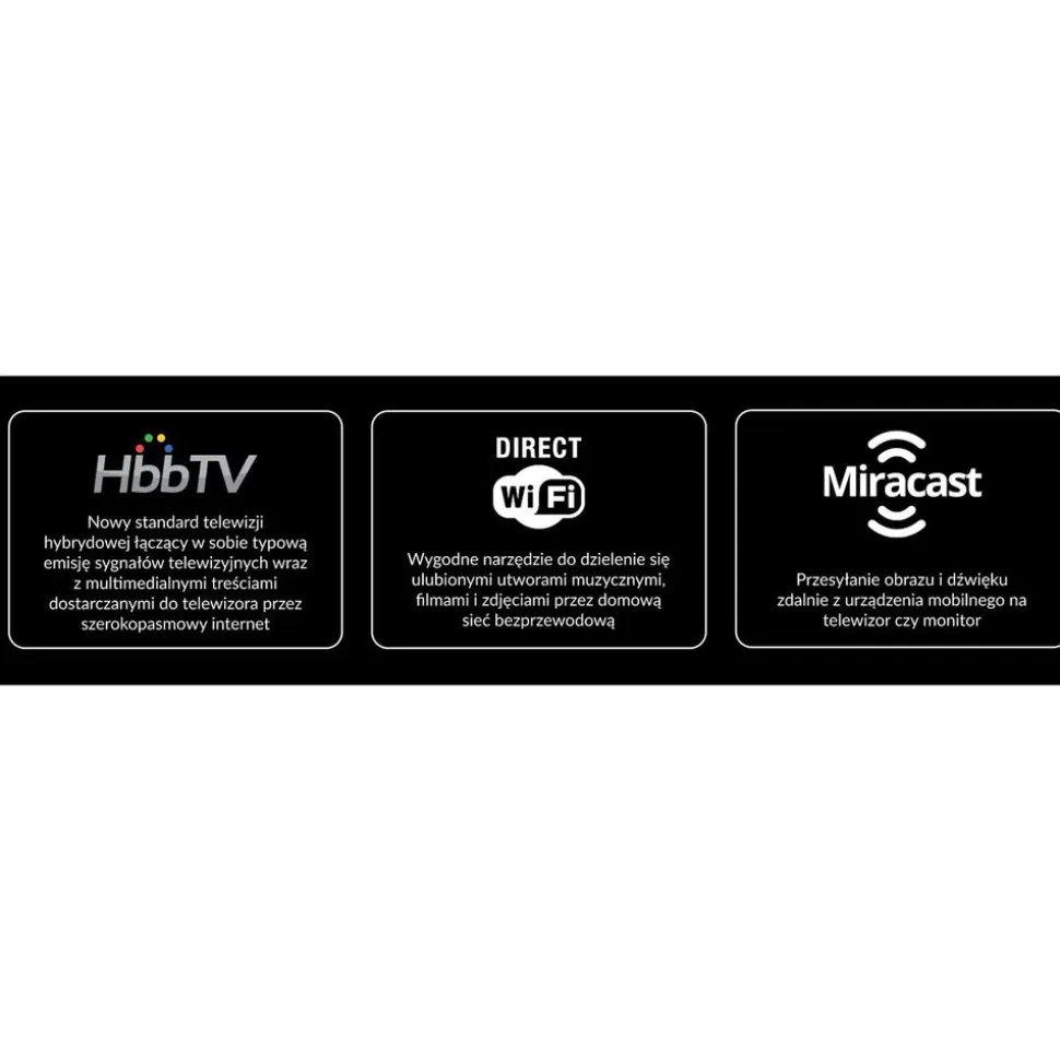 Telewizor 32" Kiano Elegance, bezramkowy, HD Ready, Smart TV, DVB-T2