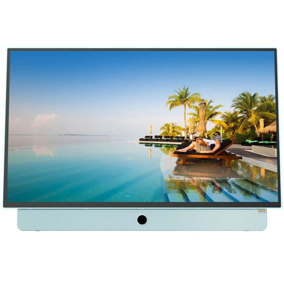 Telewizor przenośny 24” METZ 24MPE7000, FHD, Google TV, niebieski