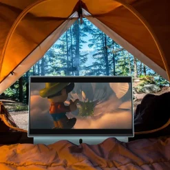 Telewizor przenośny 24” METZ 24MPE7000, FHD, Google TV, niebieski