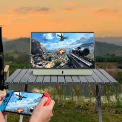 Telewizor przenośny 24” METZ 24MPE7000, FHD, Google TV, zielony