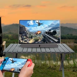 Telewizor przenośny 24” METZ 24MPE7000, FHD, Google TV, biały
