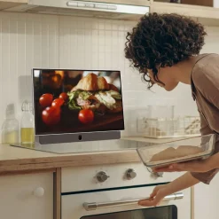 Telewizor przenośny 24” METZ 24MPE7000, FHD, Google TV, biały