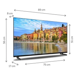 Telewizor 40” Thomson 40FG2S14, Google TV, Full HD, bezramkowy