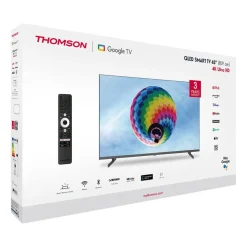 Telewizor 43” Thomson 43QG4S14, Google TV, 4K UHD, bezramkowy