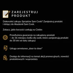 Termorobot Wi-Fi Sam Cook PSC-11/B1, 1400 W, z akcesoriami