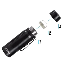 Termos NOVEEN TB620 700 ml, czarny