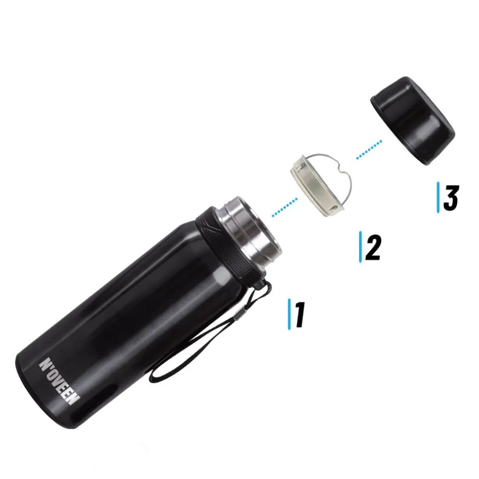 Termos NOVEEN TB620 700 ml, czarny