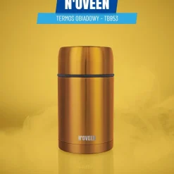 Termos obiadowy Noveen TB953 Copper, 800 ml, złoty