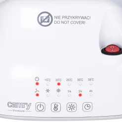 Termowentylator ceramiczny Camry CR 7732, z wyświetlaczem LED i timerem