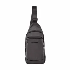 Torba męska crossbody Wings Brant BRT03, 17 x 6 x 35 cm, 3 l, czarna