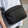 Torba męska crossbody Wings Brant BRT01, 28 x 9 x 21 cm, 5 l, czarna