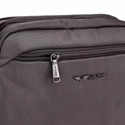 Torba męska crossbody Wings Brant BRT01, 28 x 9 x 21 cm, 5 l, czarna