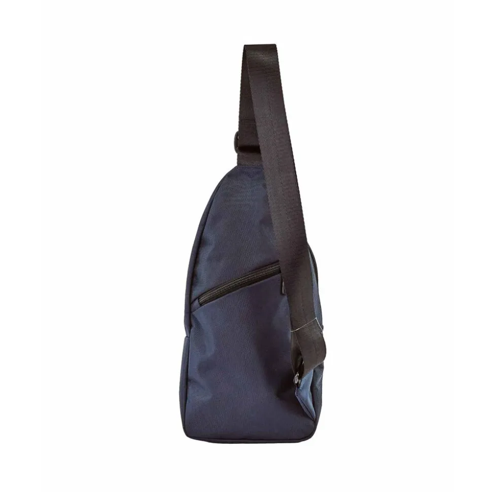 Torba męska crossbody Wings Brant BRT03, 17 x 6 x 35 cm, 3 l, granatowa