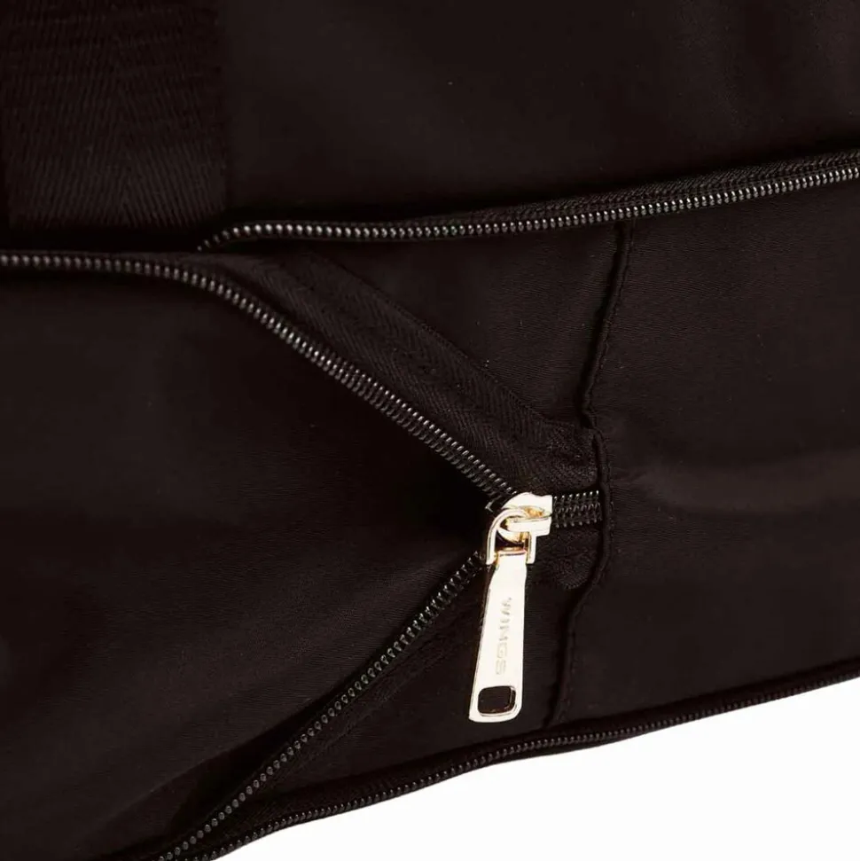 Torba z poszerzanym dnem Wings Rosella, 15/25 l, czarna