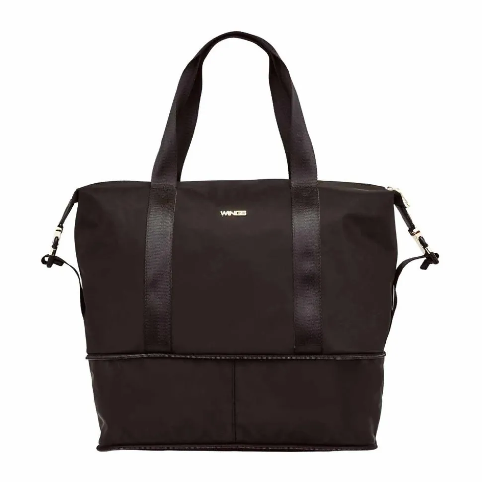 Torba z poszerzanym dnem Wings Rosella, 15/25 l, czarna