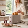 Toster BerlingerHaus H/9701, 750 W, z pokrywą przeciwkurzową, taupe