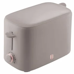 Toster BerlingerHaus H/9701, 750 W, z pokrywą przeciwkurzową, taupe